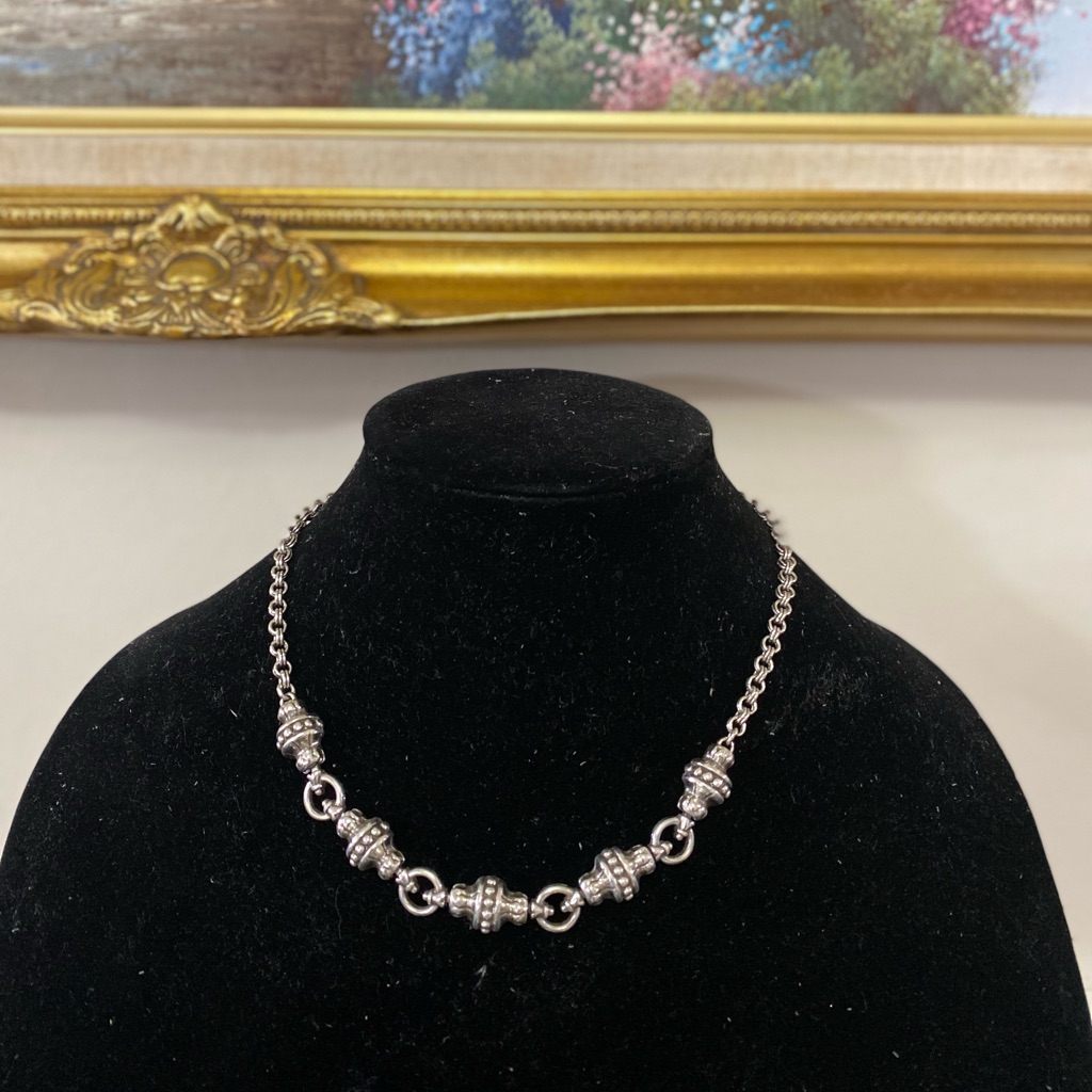Designer Brighton SilverTone Lobster Clasp Necklace